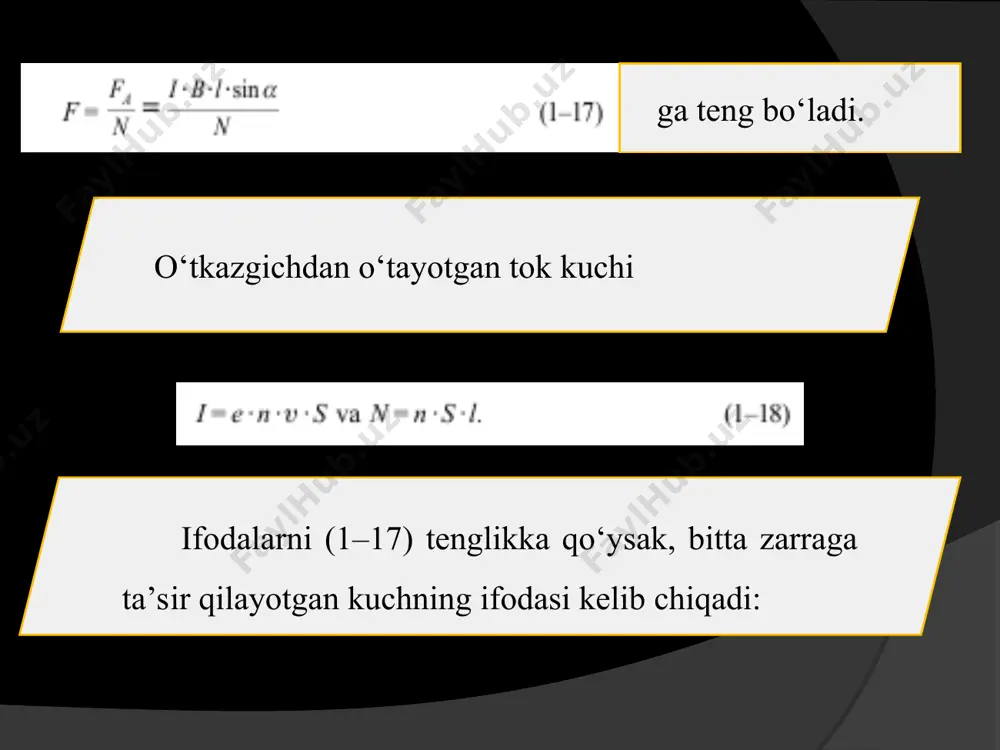 bir jinsli magnit maydonda zaryadli zarraning harakati. lorens kuchi 11-sinf - Page 4