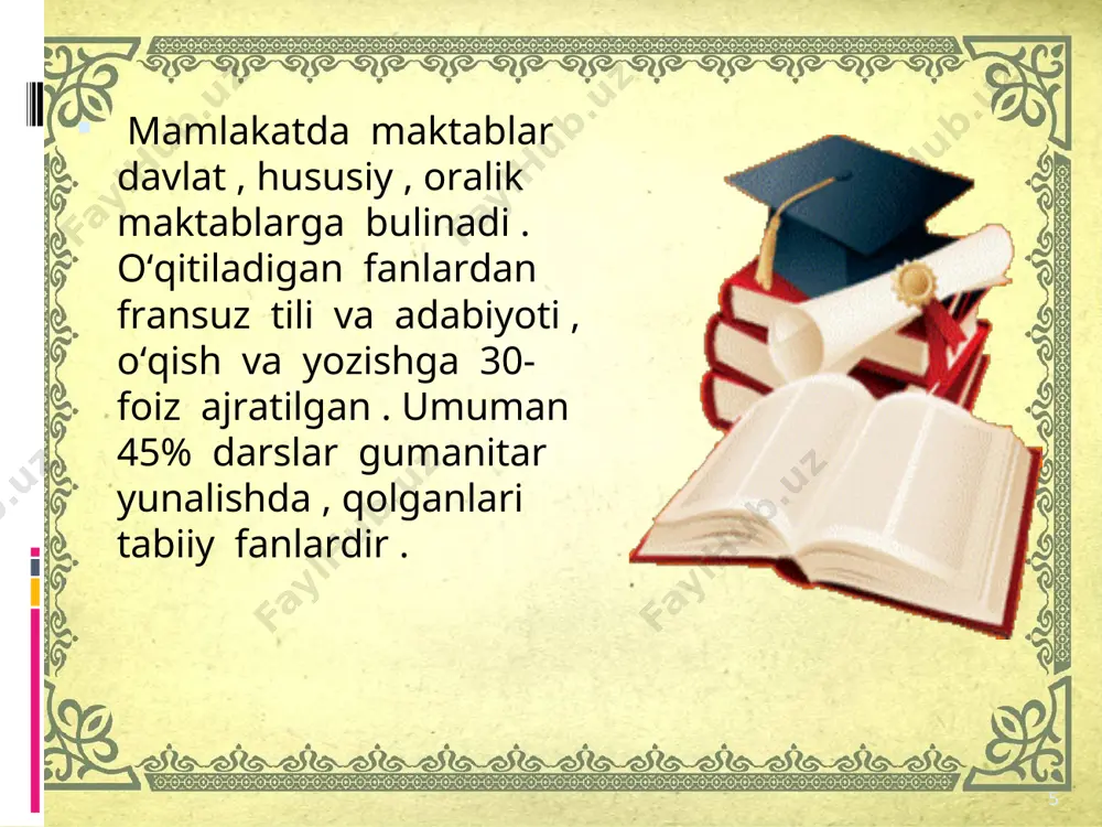 fransiya ta'lim tizimi - Page 5