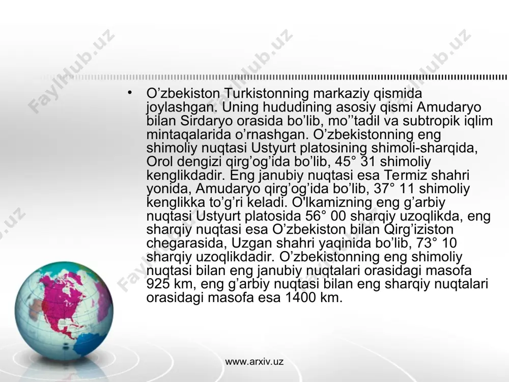 keanov. tom i-ii, m: prosveo’enie, 1976. vlasova t.m. materiklar va okeanlar tabiiy geografiyasi. i-ii tom.toshkent, 1985. leontpev o.k. fizicheskaya geografiya mirovogo okeana. m: 1982. entsiklopeditseskiy slovarp geograficheskix terminov. m.1968. http://ziyonet.uz www.arxiv.uz www.arxiv.uz