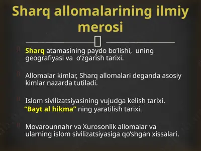sharqatamasi — PPTX