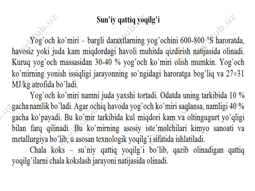 energiyaning birlamchi manbalari - Page 4