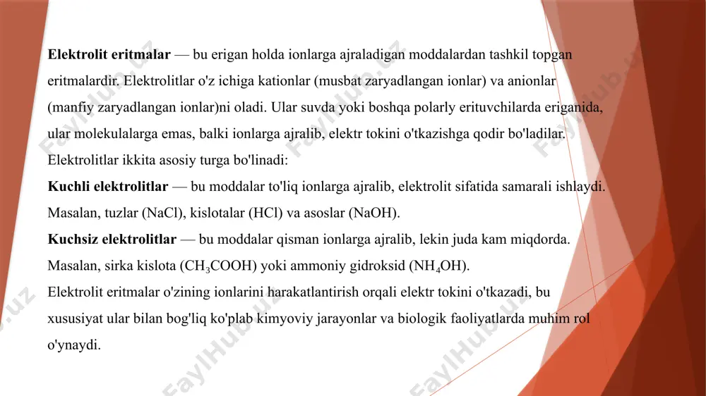 elektrokimyoviy jarayonlar taqdimoti - Page 5