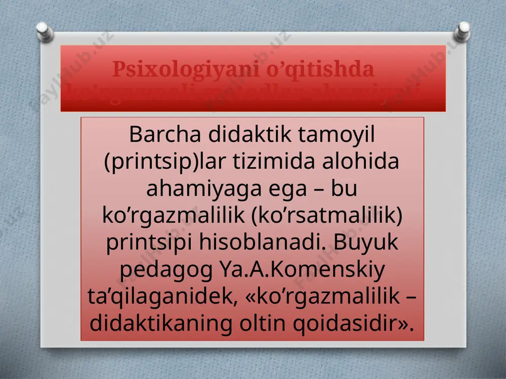 psixologiyani o’qitishda ko’rgazmali metodlar - Page 4