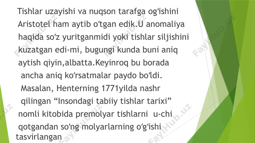 tish qatorlarining ikkilamchi deformatsiyasi - Page 5