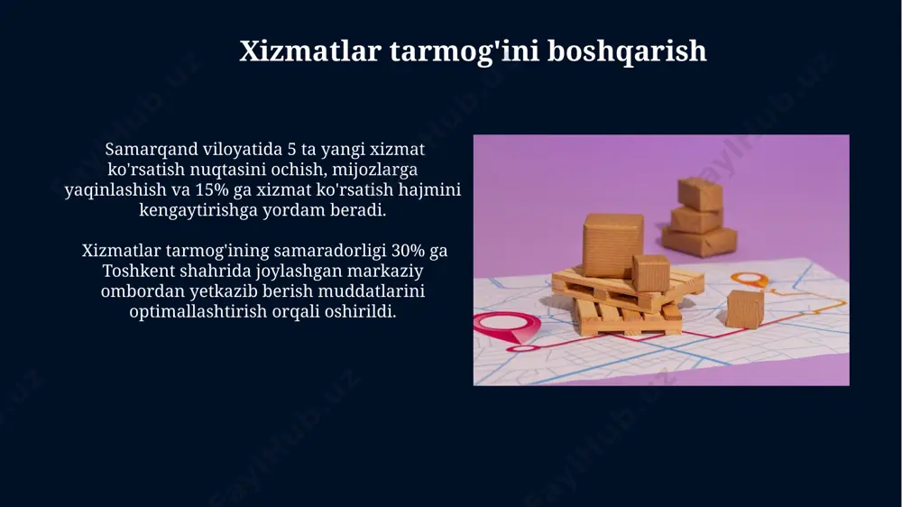 xizmatlarning joylashuvi va tarqatilishi - Page 5