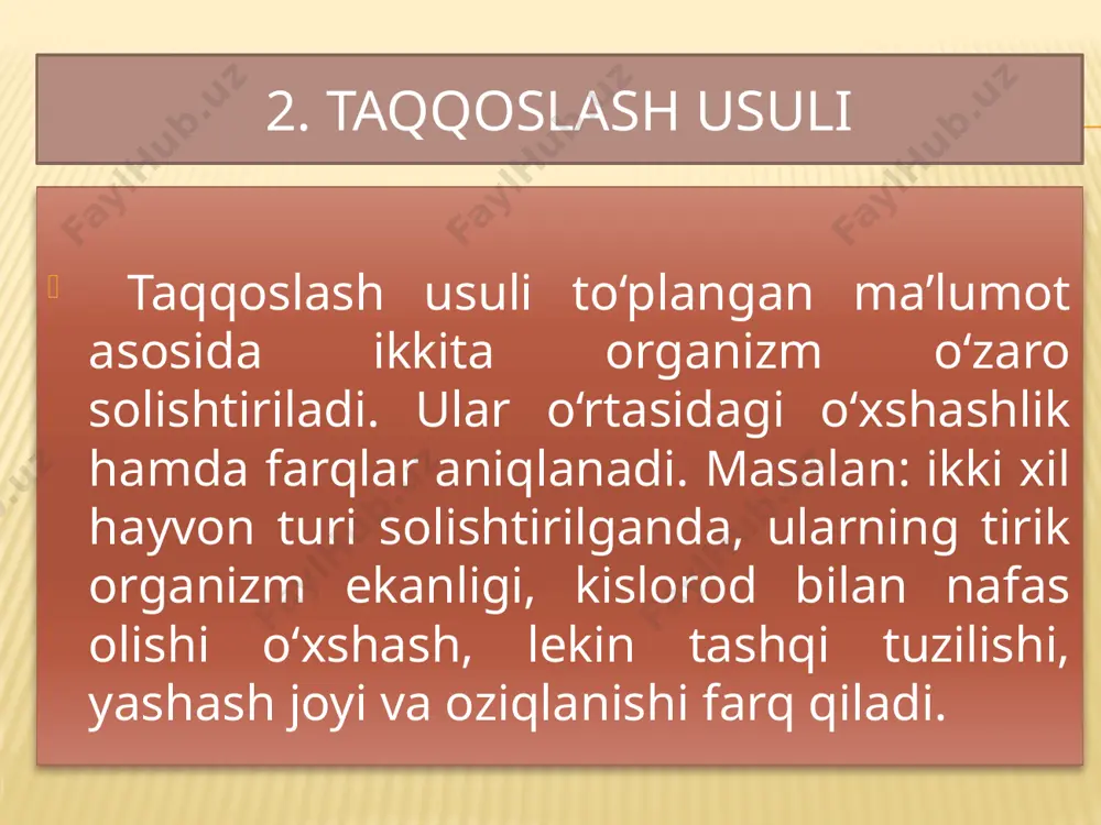biologiyaning o‘rganish usullari - Page 4