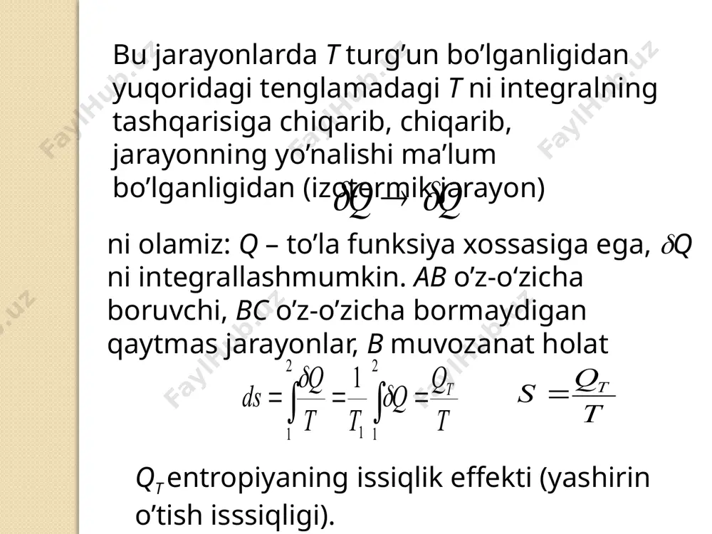 turli jarayonlarda entropiyaning o’zgarishi - Page 4