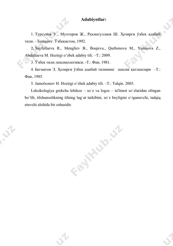 leksikologiya kursiga kirish - Page 5