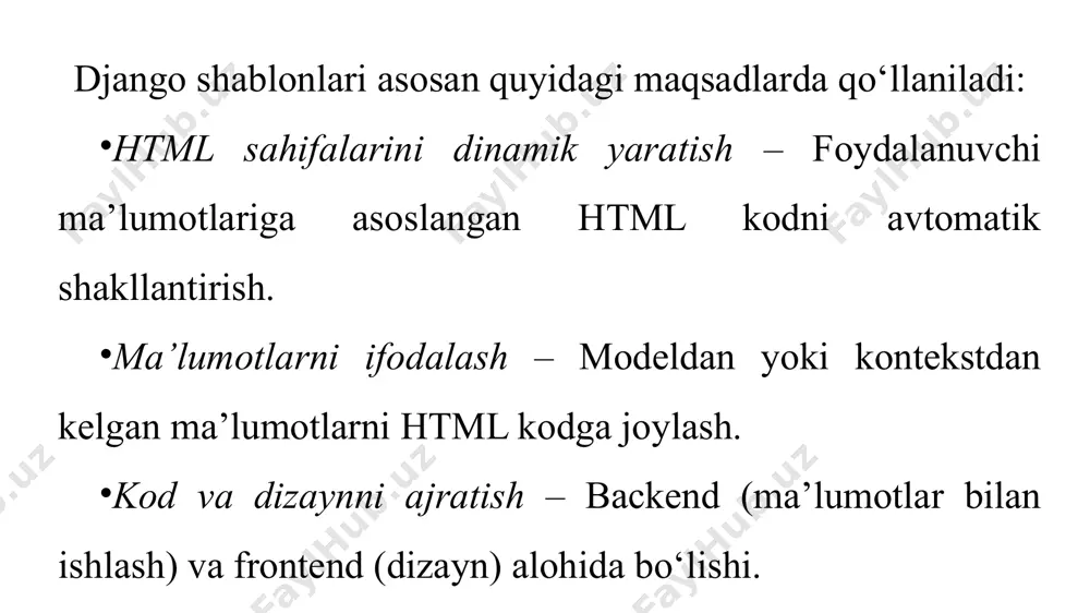 django framework da shablonlar - Page 3