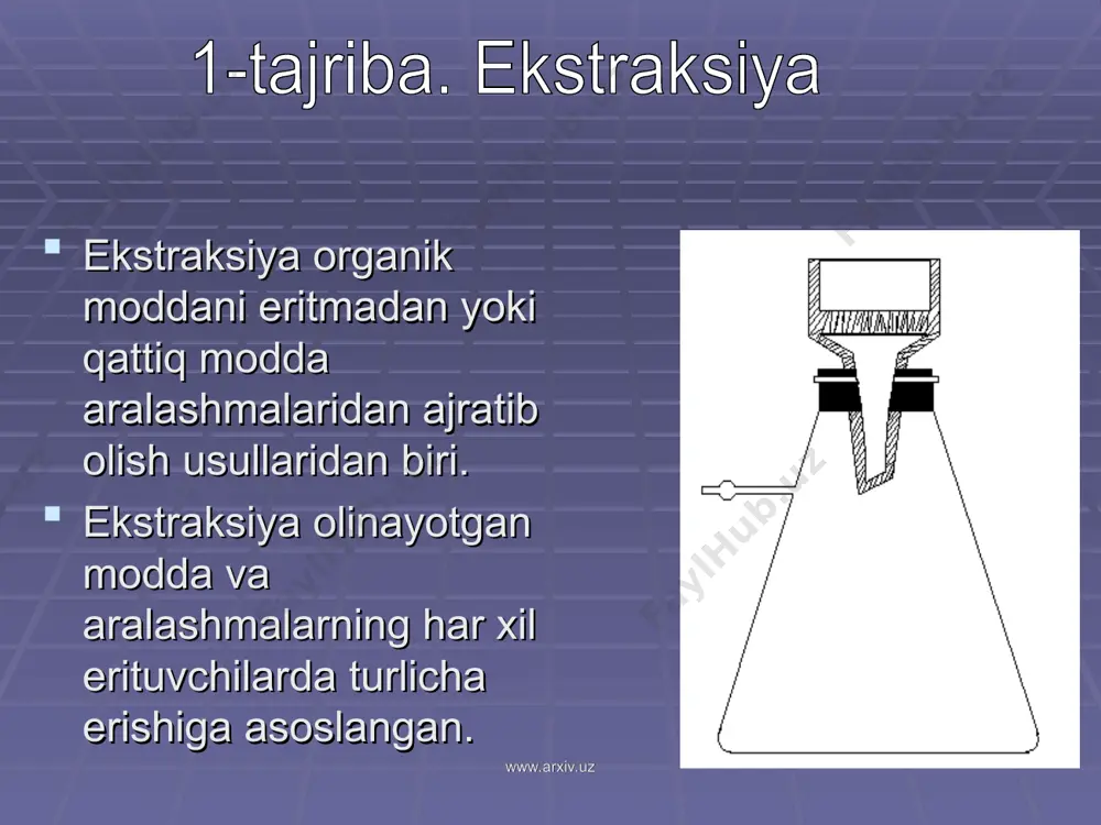 organik moddalarni tozalash va haydash usullari - Page 3
