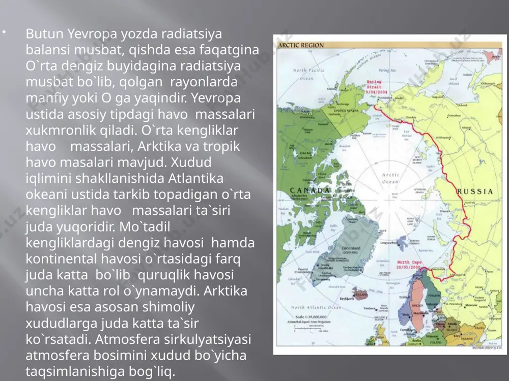 larining kontinental iqlimi; o`rta balandlikdagi tog`lar iqlimi; baland tog`lar iqlimi tiplari mavjud. subtropik mintaqa. bu mintaqada yozda tropik, qishda mo`tadil mintaqa havosi hukmronlik qiladi. janubiy yevropaning katta qismi venetsiya–padan pasttekisligi pireneya va bolqon yarim orollarining shimolidan tashqari shu mintaqada joylashgan. g`arbiy yevropa qismida o`rta dengiz tipi xarakterli. bu mintaqada ham dengiz va quriqlik tiplari ajratiladi. ichki suvlari. yevropa ichki suvlari asosan atlantika xavzasiga kiruvchi daryolardan iborat. yevropa xududining relyefining notekisligi va parchalanganligi xududida tarqalgan daryolar xavzalarining kichikligi va kattaligiga sabab bo`ladi. yevropa ichki suvlariga juda boy. bunga asosiy sabab xududda yog`inni ko`p yog`ishi va ko`plab xududlarda qoplama jinslarni juda ham yupqa ekanligi sabab bo`ladi. yevropa daryolarini suv rejimi va vodiy marfologiyasiga ko`ra bir necha tiplarga bo`linadi. fenoskandiya daryolari 3 ga asosiy tipga bo`linadi. 1. norvegiya tipi. bu daryolar sho`x, tez, qisqa va fordlarda sharshara hosil qilib oqadi. ular asosan muzlik va tog`dagi qorlarda hamda muz va qor suvlaridan to`yib bahor …