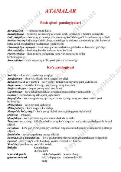 atamalar — DOCX