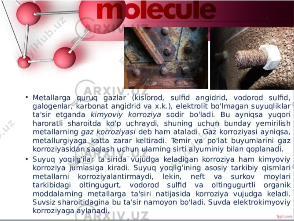 metallning korroziyasi va uning qarshi kurashish usullari - Page 3