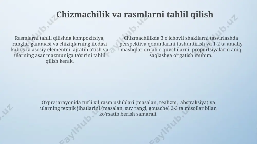 tasviriy faoliyatga o’rgatish metod va usullari - Page 5