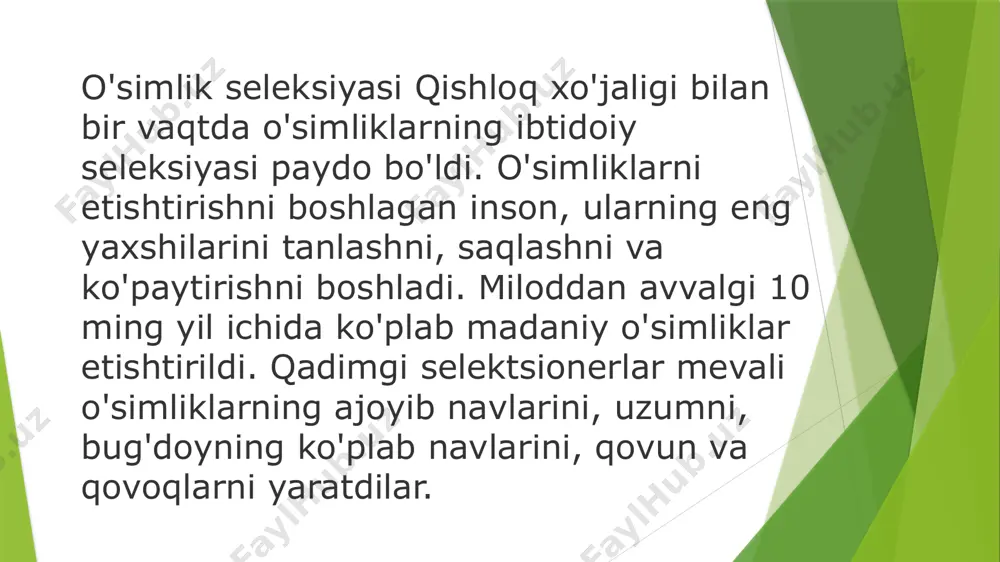 o’simliklar seleksiyasi usullari - Page 4