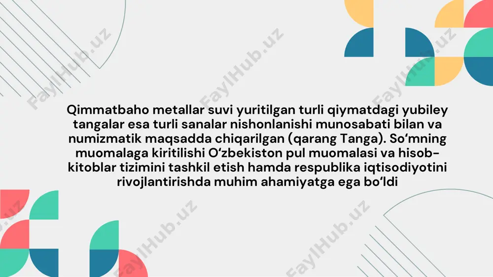 o'zbekiston respublikasining g pul tizimi - Page 3