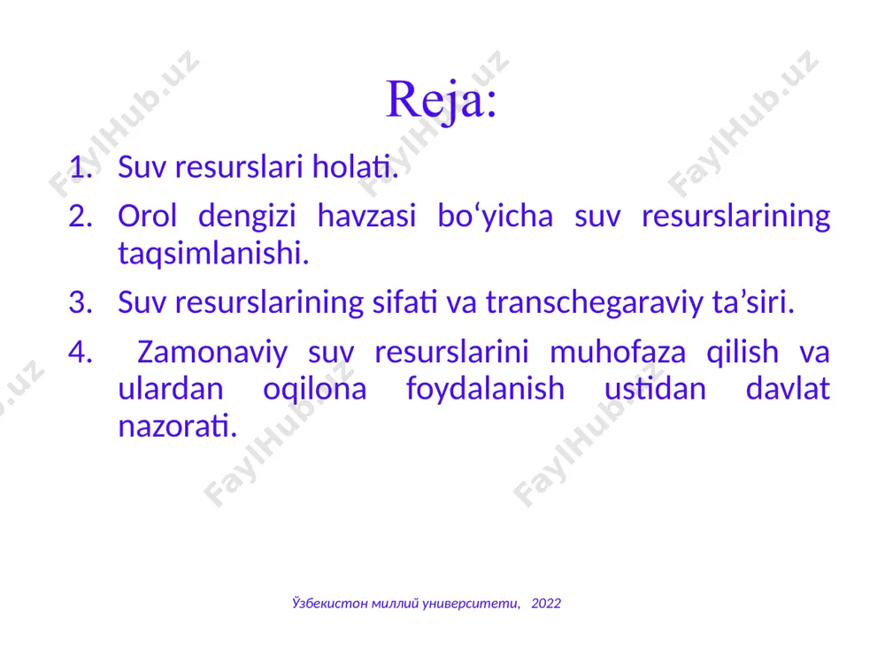 dordagi qismi (taxminan 34 foizi) erigan kimyoviy moddalar bilan birga tanada harakatlanadi (ross and wilson, 1981). bizning tanamiz ovqatsiz haftalar davomida yashay oladi, lekin suvsiz 1 haftagina yashay oladi. suvning muhimligi haqida juda ko‘p faktlar bor. shuning uchun ham uni obihayot deydilar va tanamizning fiziologik xususiyatlarida, aqliy harakatlarimizda ishtirok etadi. ko‘chilik fanlarda keltirilganidek, suv xususiyatlarini o‘rga-nishdan oldin uning xossalariga e’tibor berish kerak. suv yer yuzida eng ko‘p tarqalgan moddadir. suv molekulalari ikkita vodorod atomlarining yakka kislorod atomlariga bog‘lanishidan hosil bo‘lgan (6-rasm). bu bog‘liqlik kovalent bog‘lanishdir: har bir atomlardagi elektron qismi turg‘un juftlik hosil qiladi. bu molekulalar bilan bog‘langan eng mustahkam bog‘lardir. shuning uchun ham suv molekulalari mustahkam birikmani tashkil qilgan (suv osonlikcha kislorod va vodorodga bo‘linmaydi). suvning mustahkamlik xossasi atmosferamizda suv molekula sifatida turishini bildiradi. chunki suv molekulalarining vodorod va kislorodga ajralish uchun atmosferada yetarli kuch yo‘q. 1-chizma vodorod ionlari kislorod bilan to‘g‘ri¬dan-to‘g‘ri bog‘lanmaganligini ko‘rsatadi. 1-chizma. suv molekulasining atom strukturasi. …