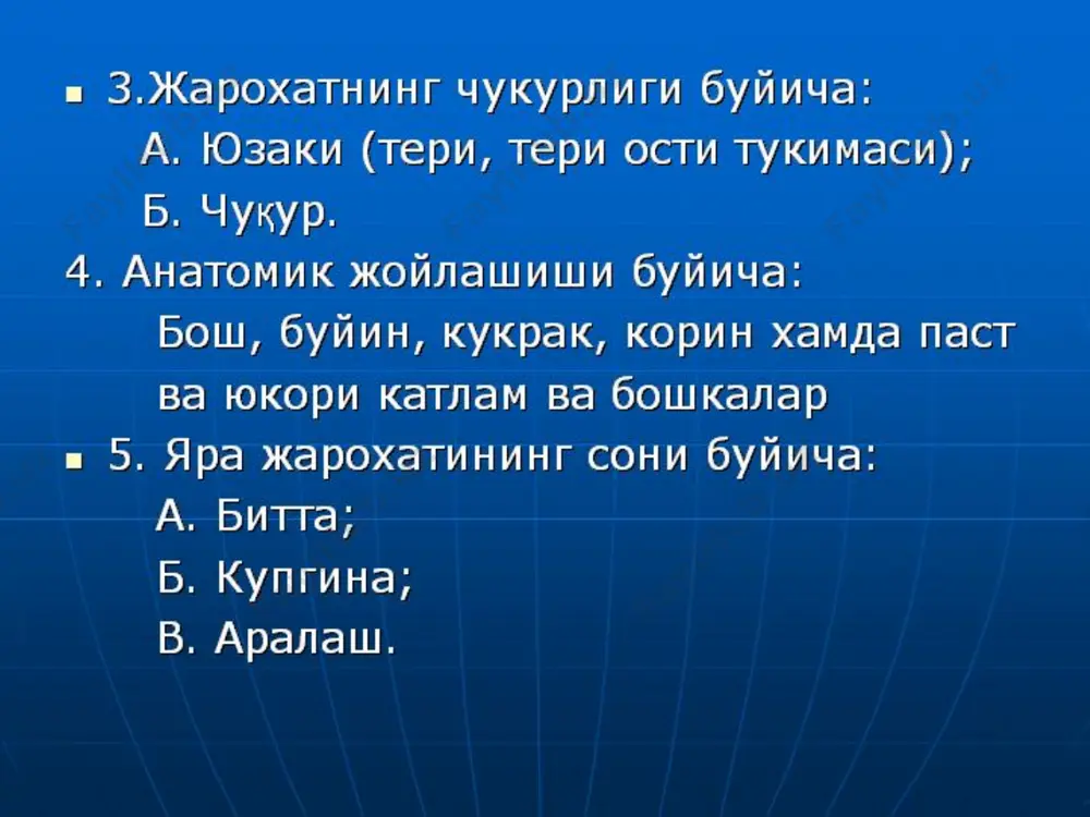 jarohatlar va jarohatlar infektsiyasi - Page 4
