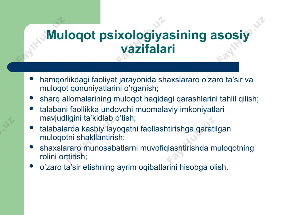muloqot va shaxslararo munosabatlar psixologiyasi - Page 5