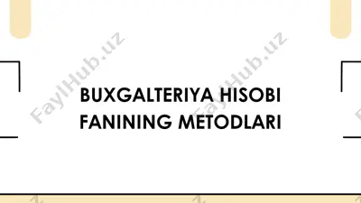 buxgalteriya hisobi — PDF