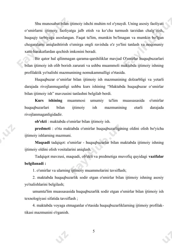 o'pincha noqonuniy xatti-harakatlarga olib keladi. o'smirlarning nima uchun bu hodisaga moyilligini tushunish uchun birinchi navbatda o'smirlik davrining xususiyatlarini hisobga olish kerak. o'smirlik - bolalik va kattalik (11-12 yoshdan 16-17 yoshgacha) o'rtasidagi ontogenetik rivojlanish bosqichi bo'lib, u balog'atga etish va balog'atga etish bilan bog'liq sifat o'zgarishlari bilan tavsiflanadi. ushbu davrda odamda qo'zg'aluvchanlik, impulsivlik kuchaygan , bu bir-birining ustiga qo'yilgan, ko'pincha ongsiz, jinsiy istak . o'smirlik davridagi aqliy rivojlanishning asosiy leytmotivi yangi, hali ham beqaror, o'z-o'zini anglash, o'z-o'zini anglashning o'zgarishi, o'zini va o'z imkoniyatlarini tushunishga urinishdir. bu yoshda analitik va sintetik faoliyatning murakkab shakllari shakllanadi, mavhum, nazariy fikrlash shakllanadi . o'smirda qadriyatlari o'zlarining axloqiy baholari uchun asos bo'lgan maxsus "o'smir" jamoasiga tegishli bo'lish tuyg'usini rivojlantirish juda muhimdir. aynan o'smirlik davrida deviant xulq-atvorning birinchi namoyon bo'lishi kuzatiladi va ular intellektual rivojlanishning nisbatan past darajasi, shaxsiyatni shakllantirish jarayonining to'liq emasligi, oilaning, yaqin atrof-muhitning salbiy ta'siri, o'smirning o'zini o'zi boshqarish qobiliyatiga bog'liqligi bilan izohlanadi. guruh …