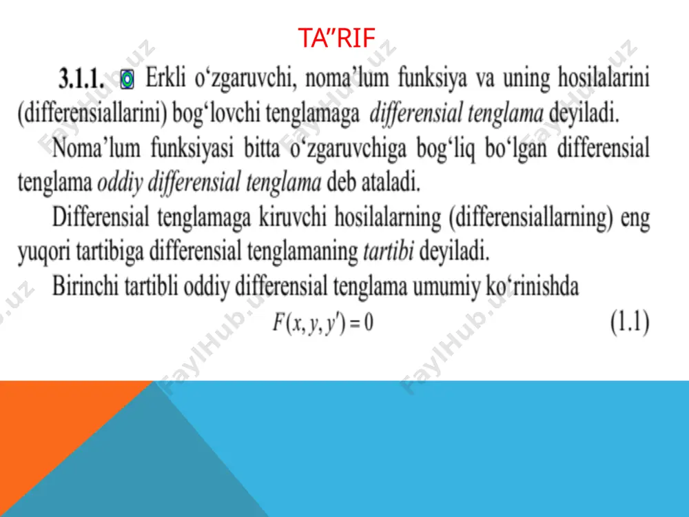 differensial tenglamalar - Page 2