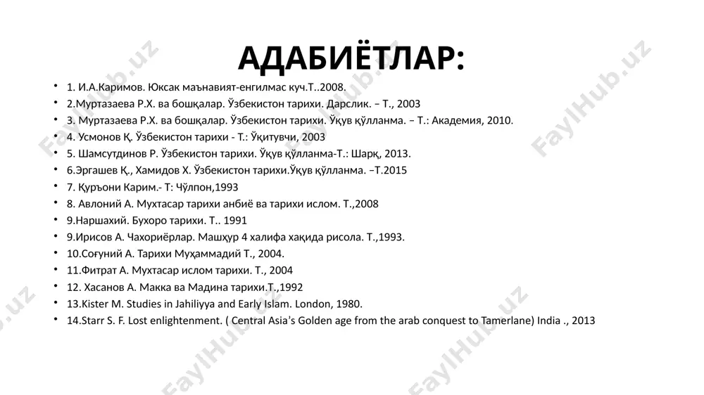 uzbek davlatchiligi tarixi - Page 2