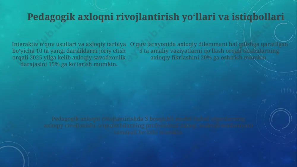pedagogik axloqiy qarashlarning paydo boʻlishi - Page 5