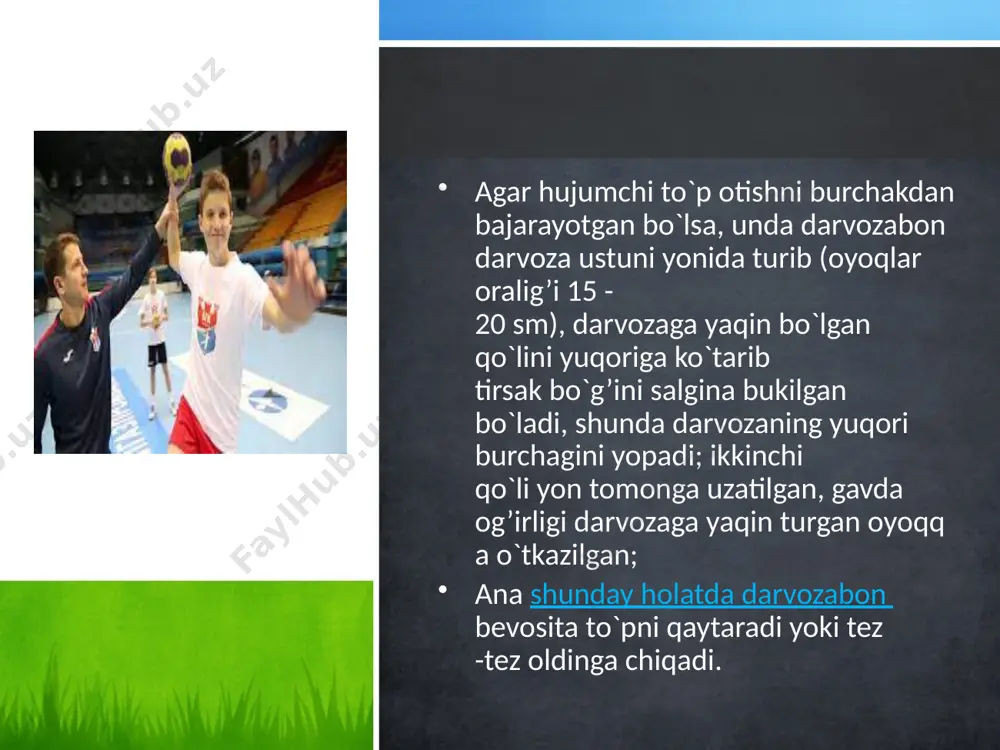 gandbol o’yinida to’pni boshqarish texnikasi - Page 3