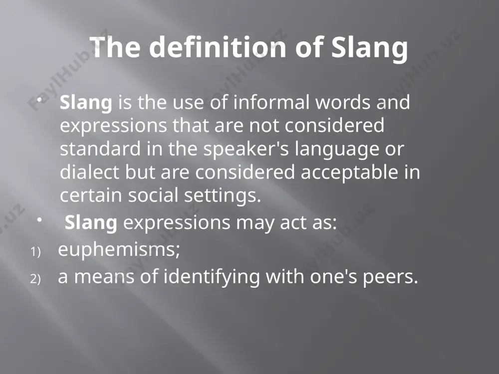 that it had either originated in romania or had a relationship to french. by the end of the 16th century this new style of speaking was considered to be a language “without reason or order” (thorne 23). during the 18th century schoolmasters taught pupils to believe that the english criminal cant (which by this time had developed into slang) was not the correct usage of english and slang was considered to be taboo. extent and origins of slang the 18th century slang was beginning to be presented in popular plays. the first appearance of the slang was in a play by richard brome’s and later appeared in poems and songs by j. copland. by the 1700’s the cultural differences in america had begun to influence the english-speaking population, and slang began to expand. almost all of the slang words during this time were anatomical and well known all through britain …