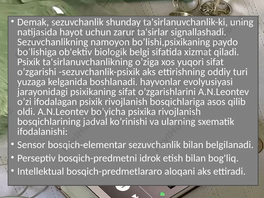 psixikaning filogenetik taraqqiyoti - Page 5