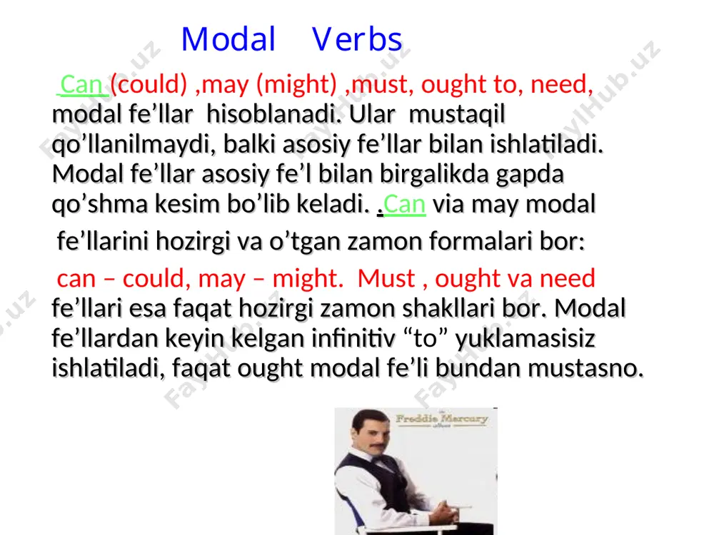 ga chiqsak bo’lar edi. lekin biz uyda qolishga ahd qildik. could do & could have done hozirgi zamon noreal shart gapli qo’shma gapning bosh gapida could do o’tgan zamondagi shart gapli qo’shma gaplarda could have done ishlatiladi. if he tried, he could do it. agar harakat qilsa u buni qila olardi. if he had a good dictionary he could translate this article. agar yaxshi lug’ati bo’lganida u maqolani tarjima qila olar edi. if he had tried , he could have done it. agar u harakat qilganida edi buni qila olgan bo’lar edi. if he had vorket harder, he could have finished his work. agarda u qattiqroq ishlaganida edi ishini o’z vaqtidatugatgan bo’lar edi. could and could have done biz could do ni turli xil maqsadlarda qo’llaymiz. ba’zan u can do ning o’tgan zamon shakli bo’lib keladi ba’zan esa hozirgi va kelasi zamonni maslahat o’rnida ham ishlatiladi. what shall we do …