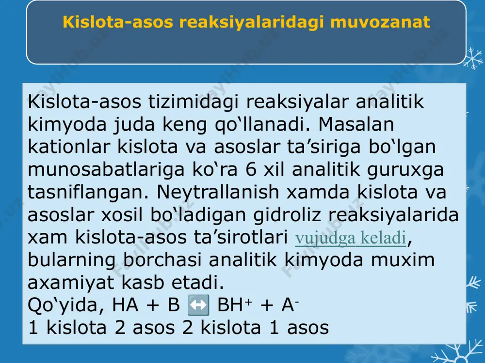 kislota asos reaksiyalaridagi muvozanat. - Page 3