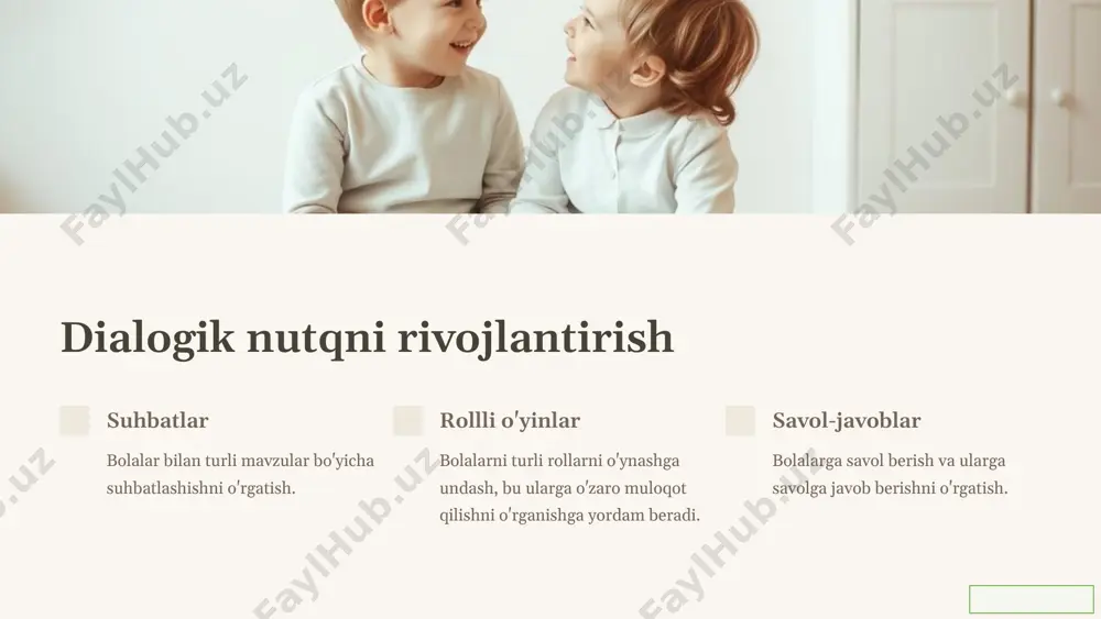 maktabgacha yoshdagi bolalarning nutqini rivojlantirish - Page 3