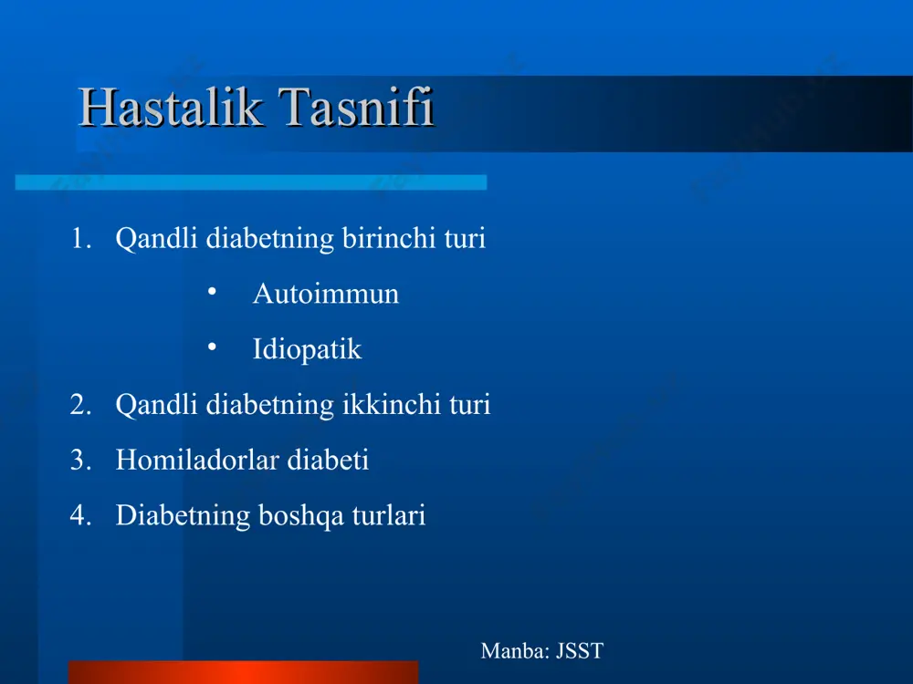 qandli diabet: etiopatogenez, klinika va davosi - Page 4