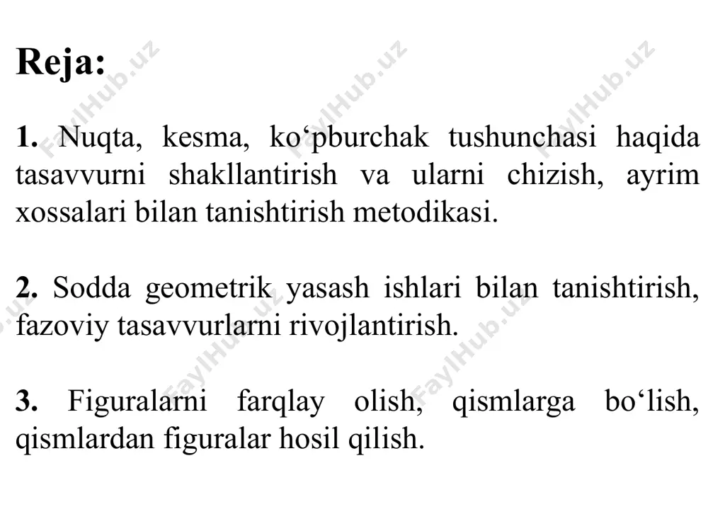geometrik materiallarni o`rgatish metodikasi - Page 3