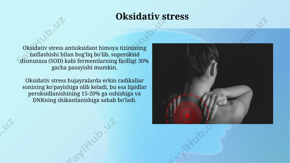 o'sish omillari, kemokinlar, tnf va tgf-β, ularning har biri turli yallig'lanish jarayonlarida muhim rol o'ynaydi. ba'zi sitokinlar, masalan, il-6, yallig'lanishni kuchaytiruvchi pro-yallig'lanish xususiyatiga ega bo'lsa, boshqalari, masalan, il-10 esa yallig'lanishni bostiruvchi xususiyatlarga ega. tromboksanlar tromboksanlar, prostasiklinlar bilan antagonistik ta'sir ko'rsatib, qon tomirlarining torayishiga olib keladi va shu bilan qon quyqalari hosil bo'lish ehtimolini oshiradi, bu esa 30% gacha miqdorda yurak-qon tomir kasalliklari xavfini oshirishi mumkin. tromboksanlar a2, trombotsitlar tomonidan ishlab chiqariladi va qon ivish jarayonida muhim rol o'ynaydi, shuningdek, qon tomirlarining torayishiga olib keladi va yallig'lanishni kuchaytiradi. serotonin serotonin yallig'lanish jarayonida ikki tomonlama ta'sir ko'rsatadi: past konsentrasiyalarda anti-yallig'lanish, yuqori konsentrasiyalarda esa yallig'lanishni kuchaytiruvchi ta'sirga ega bo'lishi mumkin. serotoninning yallig'lanishdagi roli asab tizimi va immun tizimi o'rtasidagi murakkab o'zaro ta'sirlar orqali, masalan, mast hujayralari degranulyatsiyasi orqali amalga oshiriladi. nitrik oksid no yallig'lanish jarayonida sitokinlar, masalan, tnf-α va il-1β kabi omillar tomonidan regulyatsiya qilinadi, bu esa uning yallig'lanishdagi murakkab rolini ko'rsatadi. nitrik …