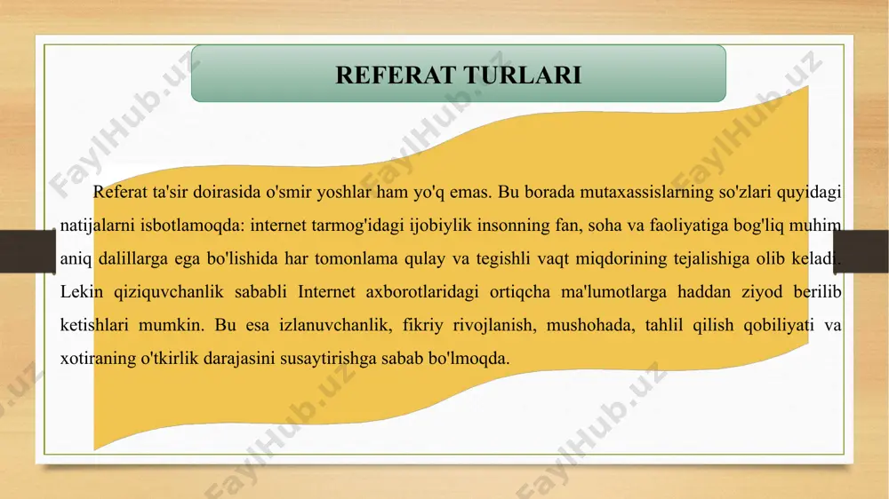 referat va referat turlari - Page 5