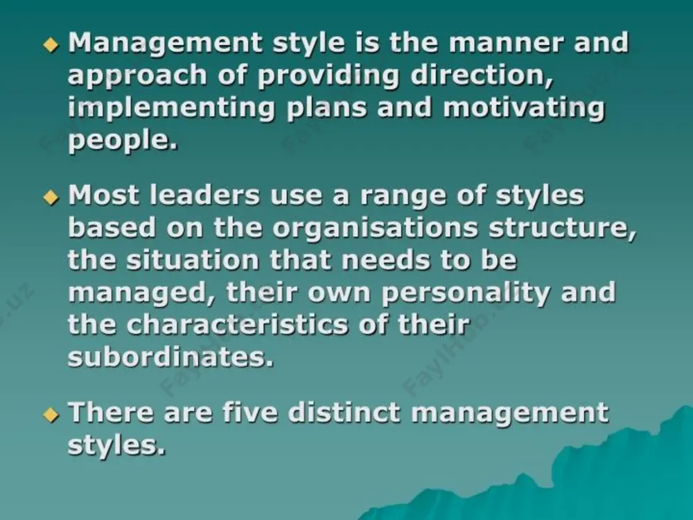 management styles - Page 4
