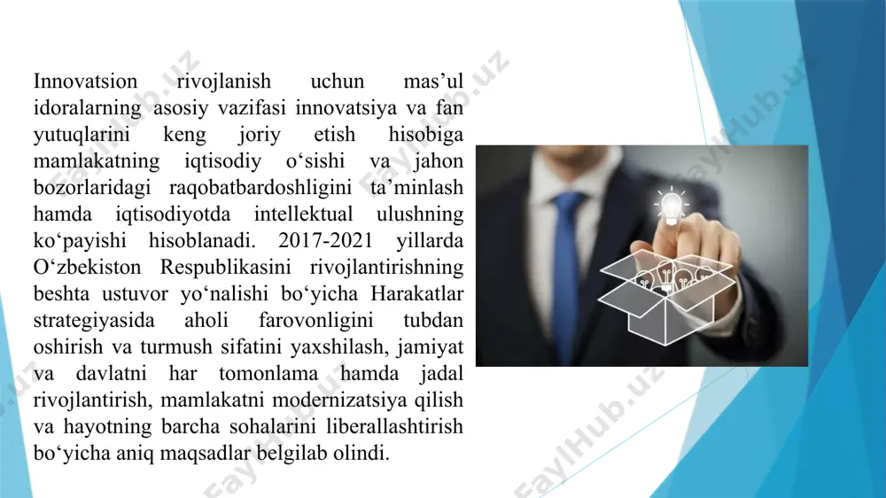inovatsion faoliyatning davlat tomonidan tartibga solinishi - Page 5