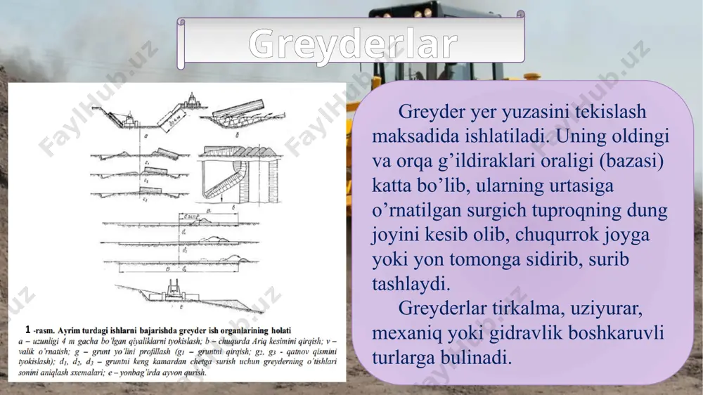 greyderlar ish unumdorligini oshirishning tashkiliy, texnologik usullari 2 - Page 4