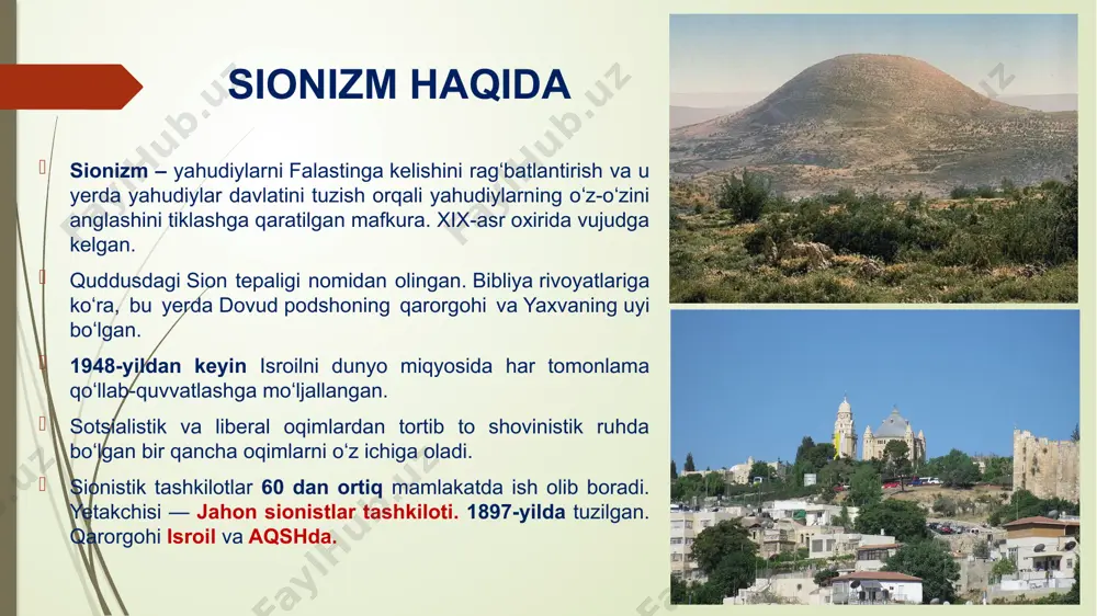 o’zlari qayg’urishlari kerakligi, buni ular uchun “arab og’aynilari” bajarishini hech qachon kutmaslik lozimligi haqida fikr paydo bo’lgan. 1952-yilda arofat misrdagi falastinlik talabalar ittifoqini tashkil qiladi va uning raisi qilib saylanadi. uning ta’lim olishi sakkiz yil (uch yil o’rniga) davom etganligidan kelib chiqib, ishonch bilan aytish mumkinki, uning uchun birinchi o’rinda ittifoq ishlari turgan. 1956-yilda ingliz-fransuz-isroil askarlari suvaysh kanaliga bostirib kirganida leytenant arofat falastin birlashmalari tarkibida portlatuvchilar otryadini boshqarardi. universitetni tugatganidan keyin u yaxshigina daromad keltiruvchi uchta qurilish firmasi tashkil qildi. 1959-yilda falastin ozodlik harakatiga asos soladi. “falastinni ozod qilish – bu eng avvalo falastinliklarning ishi”. “fatastinga yo’l – arablarning birlashishi emas. falastin arablarning birlashishiga yo’l. buni faqat isroilga qarshi qurolli partizanlik kurashi yo’li bilangina amalga oshirish mumkin” deb hisoblardi fatx yetakchisi. fatx tashkiloti fatx (arab. fatah) – teskari, yaʼni boshidan oxirigacha oʻqiladigan, tashkilotning toʻliq nomining qisqartmasi (falastin (filastin), ozodlik (tahrir) va harakat (heracket) soʻzlari olingan. unli tovushlar bilan toʻgʻridan-toʻgʻri qisqartma …