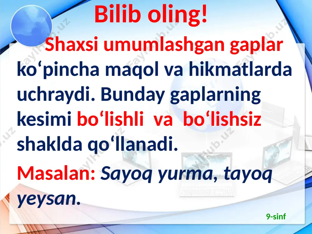 shaxsi ma’lum gaplar - Page 5