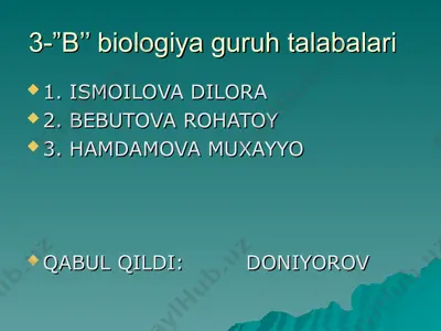 haroratning hasharotlar hayotidagi roli — ZIP