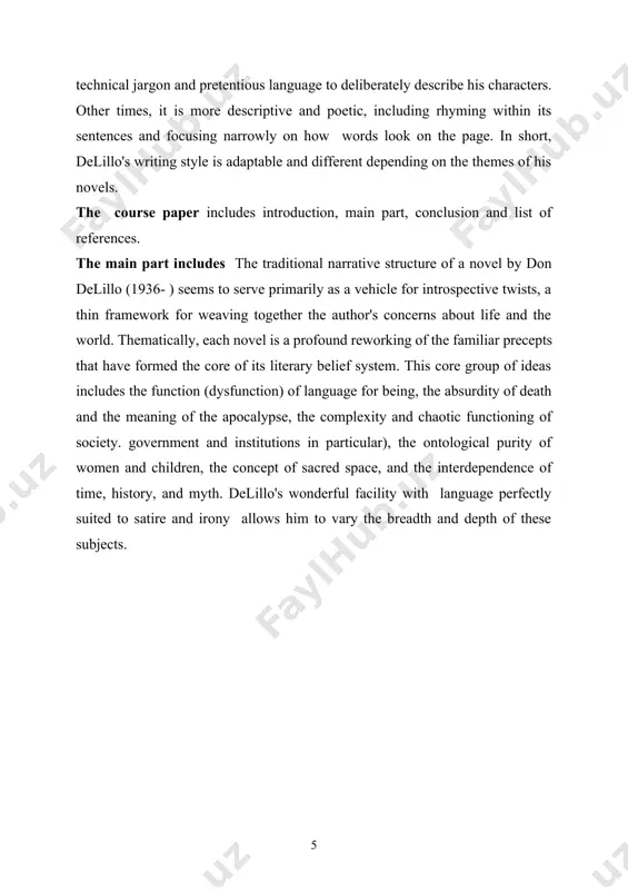 re james joyce, william faulkner, flannery o'connor, and ernest hemingway, who greatly influenced delillo's early writing efforts in late adolescence. in addition to the influence of modern fiction, delillo also cites the influence of jazz music—"the likes of ornette coleman and mingus and coltrane and miles davis"—and postwar cinema: "antonioni and godard and truffaut, then. in the 70s appeared americans, many of whom were influenced by europeans: kubrick, altman, coppola, scorsese, etc. the influence of cinema, especially european cinema, on his work. according to delillo, "european and asian cinema of the 1960s shaped the way i thought and felt things. at that time, i was living in new york, i didn't have much money, i didn't have much work, i lived in a room... i was a man in a small room. and i went to the cinema a lot, watching bergman, antonioni, godard. when i was growing up in …