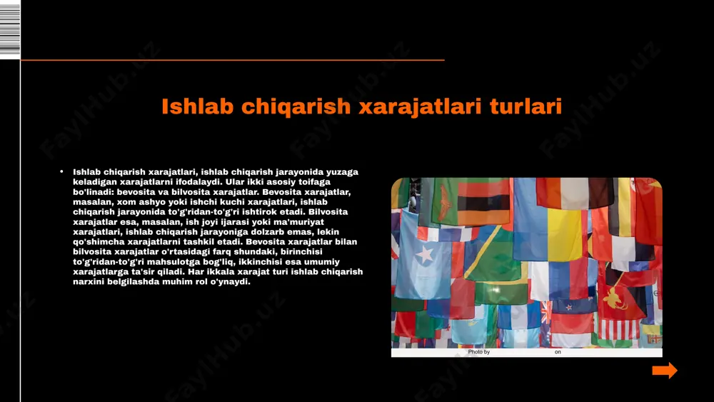 m ashyo xaridlarini rejalashtirish: xom ashyolarni arzon narxlarda sotib olish. 4. ishchilarni malakasini oshirish: malakali ishchilar ko'proq samaradorlikni ta'minlaydi. 5. avtomatlashtirish: texnologiyalar yordamida ishlab chiqarishni avtomatlashtirish xarajatlarni kamaytiradi. tahlil har bir usulning afzalliklari va kamchiliklari mavjud. jarayonlarni optimallashtirish xarajatlarni kamaytirish imkonini beradi, ammo bu jarayon vaqt va mablag' talab qiladi. energiya samaradorligini oshirish dastlabki investitsiyalarni talab qilishi mumkin, lekin uzoq muddatda xarajatlarni kamaytiradi. xom ashyo xaridlarini rejalashtirish bozor o'zgarishlariga qarab moslashuvchanlikni talab qiladi. misollar misol uchun, avtomatlashtirish orqali ishlab chiqarishda vaqtni minimallashtirib, xarajatlarni kamaytirish mumkin. energiya samaradorligi bo'yicha innovatsion texnologiyalarni joriy qilish orqali kompaniyalar o'z xarajatlarini 20% gacha kamaytirishi mumkin. malaka oshirish dasturlari orqali ishchilar samaradorligini oshirish misolida, bunday dasturlarni amalga oshirgan kompaniyalar ishlab chiqarish samaradorligini 15% ga oshirishga erishmoqdalar. photo by priscilla du preez 🇨🇦 on unsplash xarajatlarni kamaytirish strategiyalarining muvaffaqiyati 1. jarayonlarni optimallashtirish: samarali jarayonlar xarajatlarni sezilarli darajada kamaytirishga yordam beradi. 2. texnologiyalarni integratsiya qilish: zamonaviy texnologiyalar yordamida …