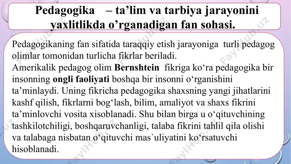 pedagogika fanining maqsadi va vazifasi. - Page 4
