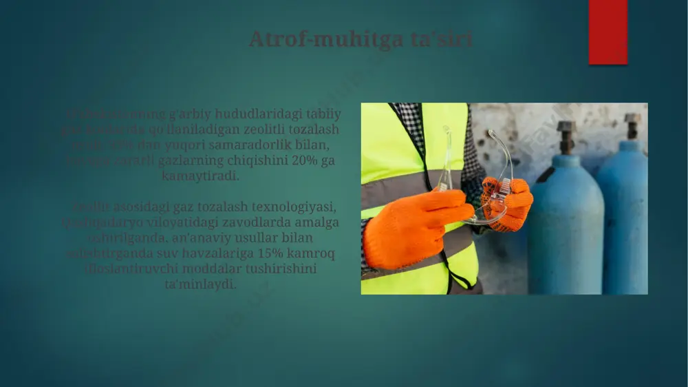 onidan olingan zsm-5 zeoliti, 5a zeolitiga qaraganda, og'ir uglevodorodlarni (c3+) olib tashlashda 20% ga yuqori samaradorlik ko'rsatdi. 13x zeoliti, 4a zeolitiga nisbatan, yuqori haroratlarda (300°c dan yuqori) ko'proq metan o'tkazuvchanligiga ega bo'lib, shu sababli samarqand gazni qayta ishlash zavodlarida afzalroq hisoblanadi. tseolit tanlash mezonlari турли минтақалардаги табиий газ таркибининг фарқли бўлишини ҳисобга олиб, цеолит танлашда 2-5% нитроген, 1-3% углеводородларни мақбул даражада тозалаш имкониятига эга бўлган цеолитларни танлаш лозим бўлади, масалан, германия ёки ақшда ишлаб чиқарилган махсулотларни кўриб чиқиш тавсия этилади. цеолит танловида унинг 5а туридаги тешик ўлчами, 300-500°c даги иссиқликка чидамлилиги ва газларни адсорбциялаш қобилиятининг юқори бўлиши (масалан, 100 г/г дан ортиқ метан учун), шунингдек, россия ёки хитойдан олиб келинган цеолитларнинг сифатига эътибор бериш муҳим. xulosa va xulosalar замонавий цеолитлардан фойдаланган ҳолда табиий газни тозалаш самарадорлиги 95% гача етиши мумкинлиги, хусусан, ўзбекистоннинг газ кони бойликларини қайта ишлашда катта имкониятлар яратади. тадқиқотлар натижаларига кўра, турли хил цеолитларнинг (zsm-5, y ва бошқалар) …