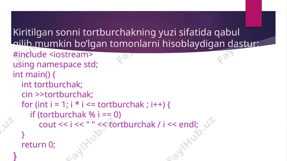 dasturlash asoslari fanidan amaliy ish - Page 3