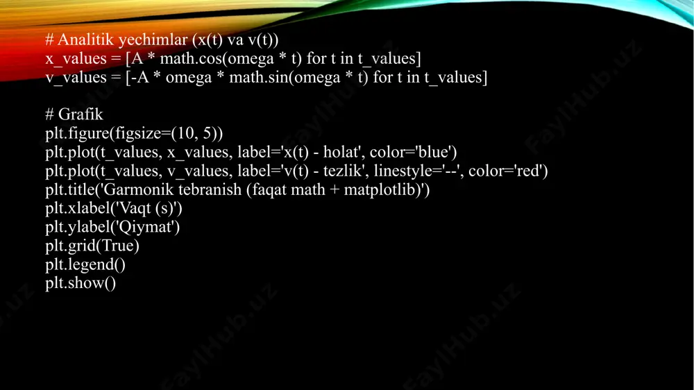 differensial tenglamalar modeli - Page 5